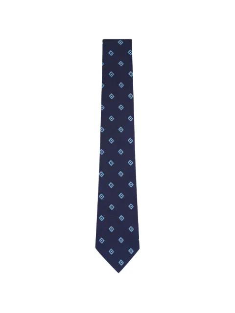 diamond pattern tie by ZEGNA
