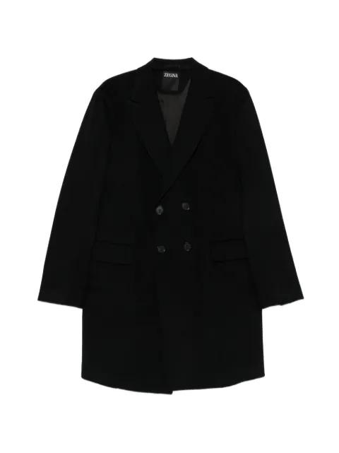 double-breasted coat by ZEGNA