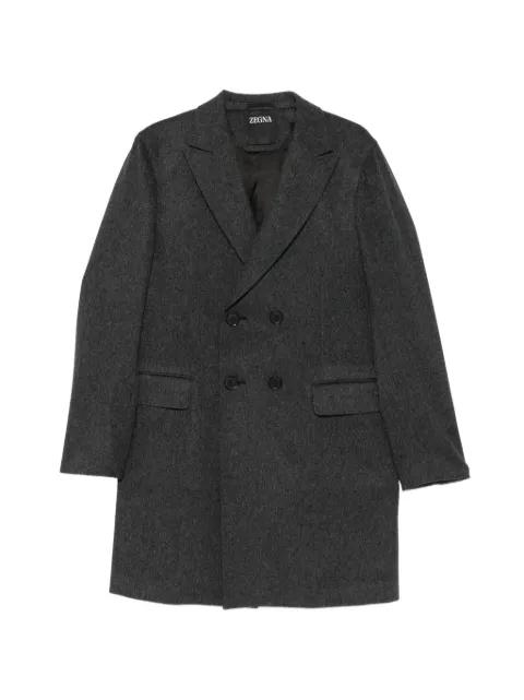 double-breasted coat by ZEGNA