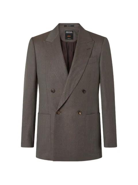 double-breasted wool jacket by ZEGNA