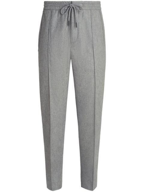 drawstring tapered trousers by ZEGNA