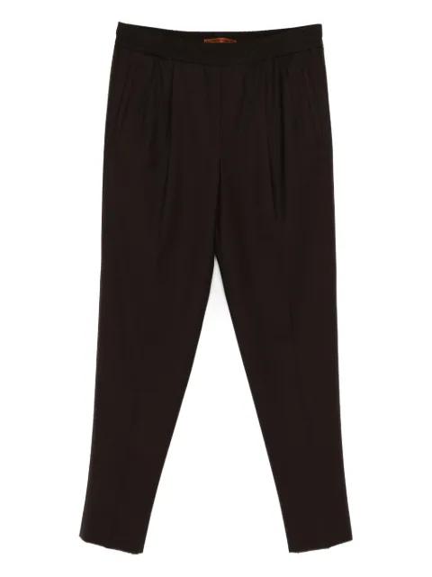 elasticated pleated trousers by ZEGNA