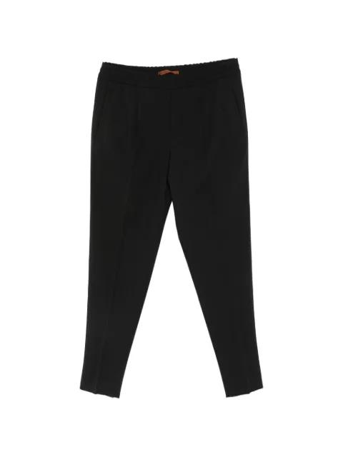 elasticated-waist pleated trousers by ZEGNA