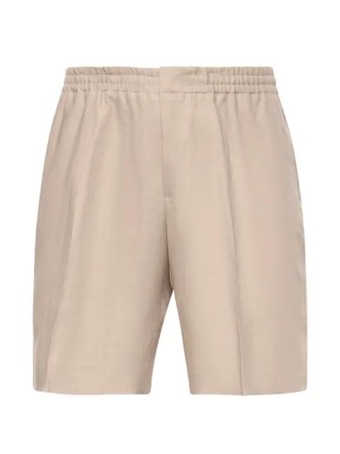 elasticated-waistband pressed-crease shorts by ZEGNA