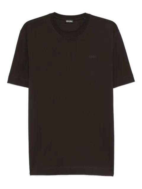 embroidered-logo T-shirt by ZEGNA