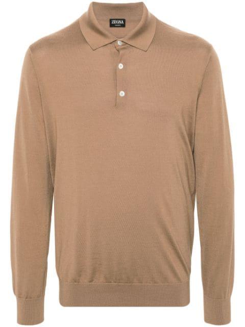fine-knit polo shirt by ZEGNA
