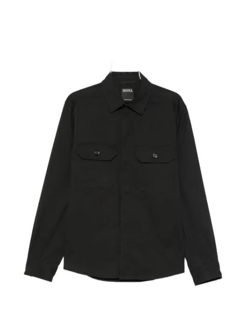flap-pocket overshirt by ZEGNA