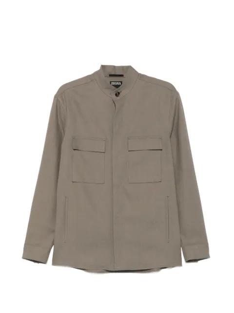 flap-pockets shirt jacket by ZEGNA