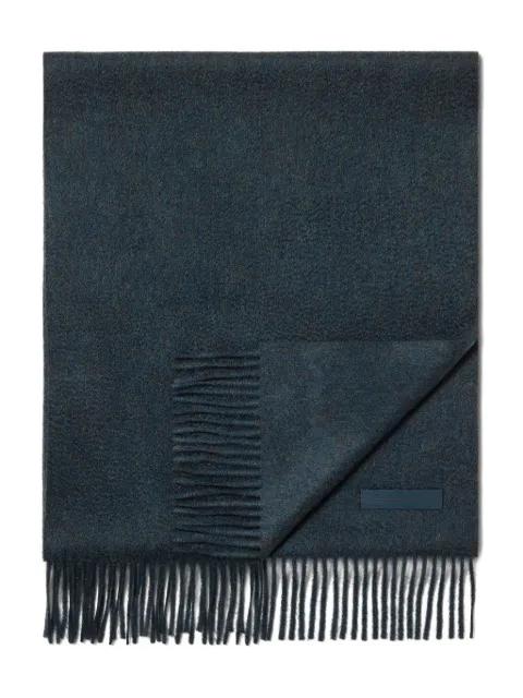 fringed cashmere scarf by ZEGNA