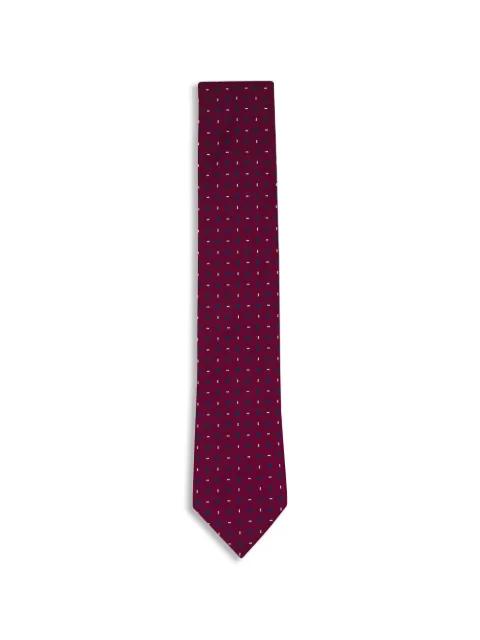 geometric-pattern silk tie by ZEGNA