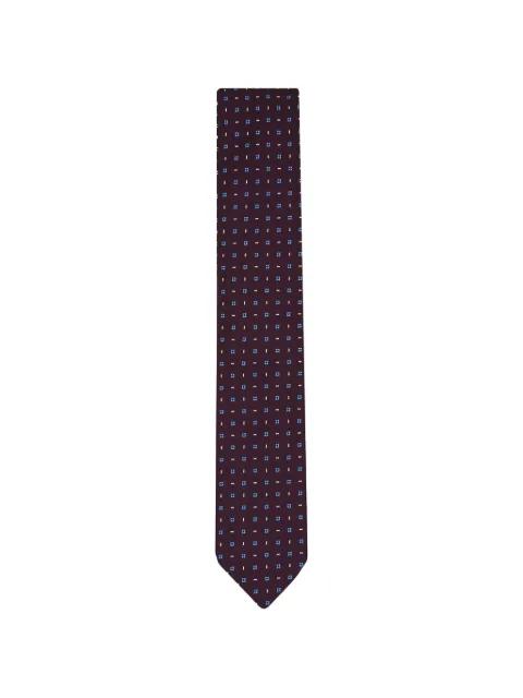 geometric-pattern silk tie by ZEGNA