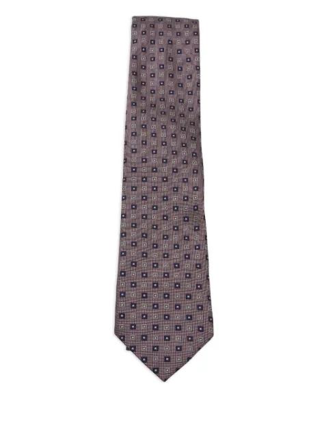 geometric-patterned tie by ZEGNA