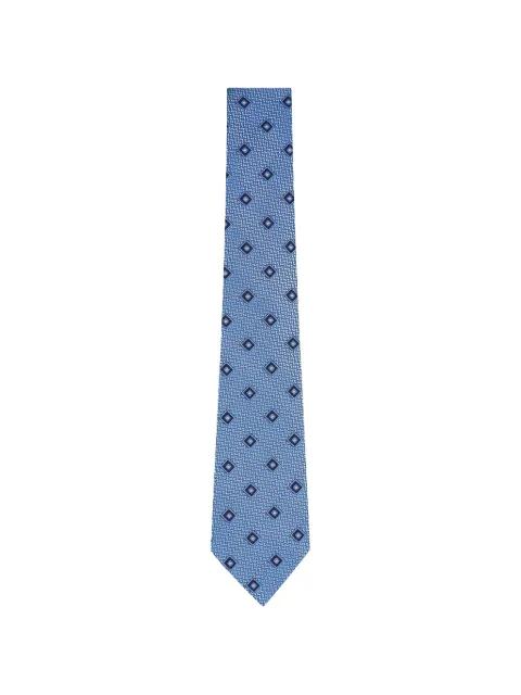 geometric-print tie by ZEGNA