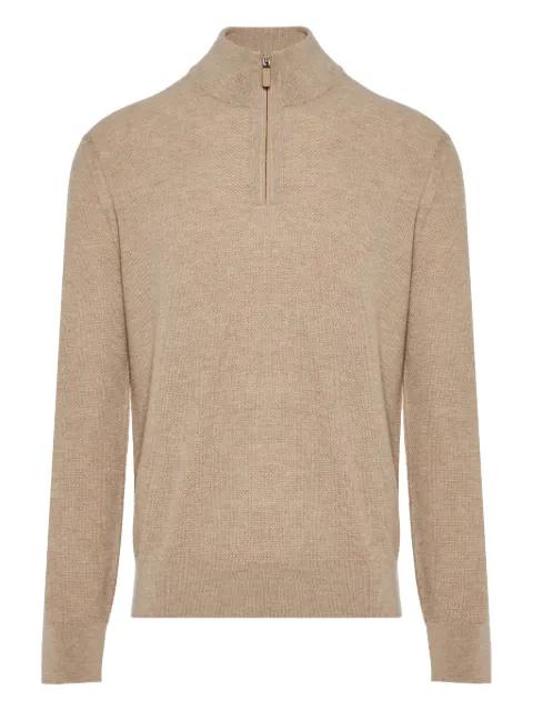 half-zip sweater by ZEGNA