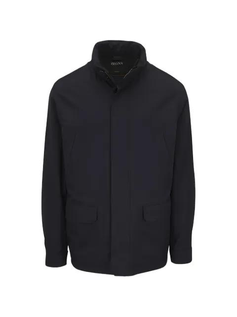 hoodied flap-pocket coat by ZEGNA
