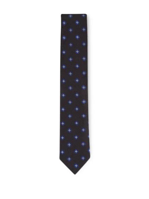 houndstooth floral tie by ZEGNA