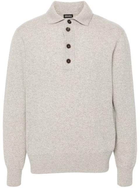 knitted polo shirt by ZEGNA