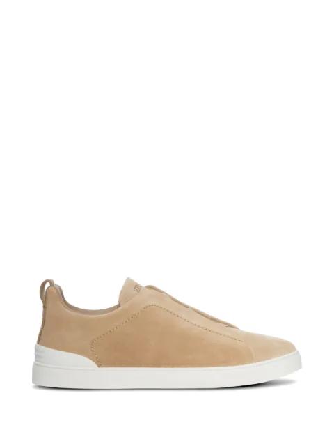 leather sneakers by ZEGNA