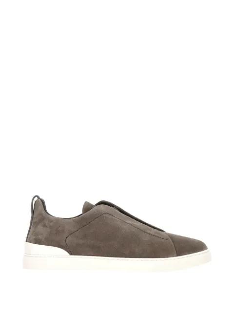 leather sneakers by ZEGNA