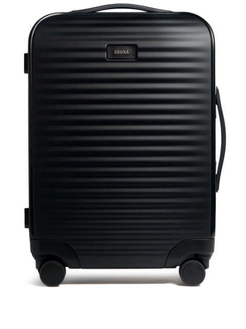 logo-appliqué suitcase by ZEGNA