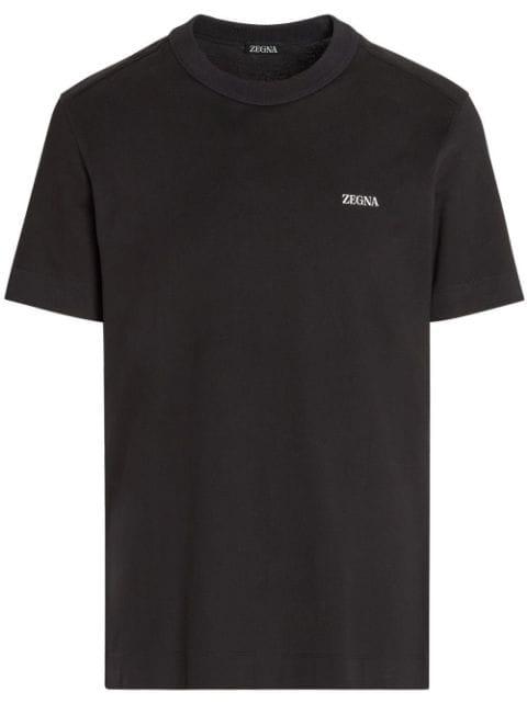 logo-embroidered T-shirt by ZEGNA