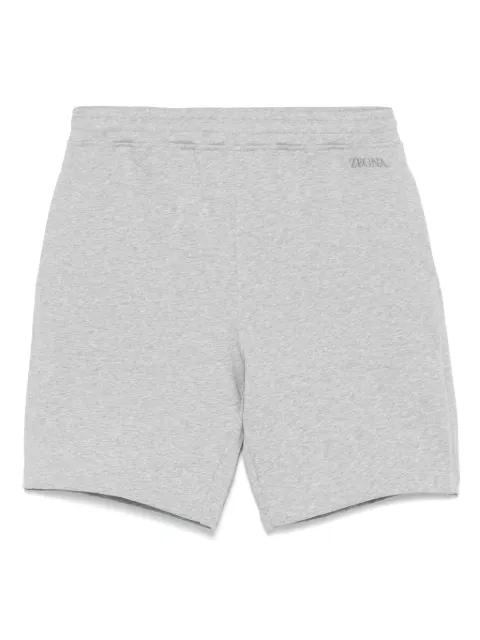 logo-embroidered track shorts by ZEGNA