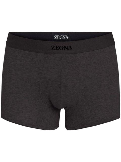 logo-waistband cotton boxers by ZEGNA