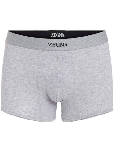 logo-waistband cotton boxers by ZEGNA