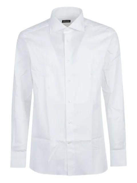 long-sleeve cotton shirt by ZEGNA