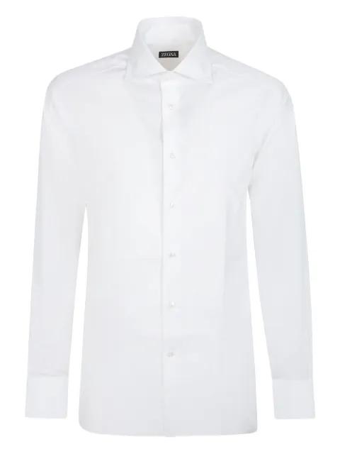 long-sleeve cotton shirt by ZEGNA