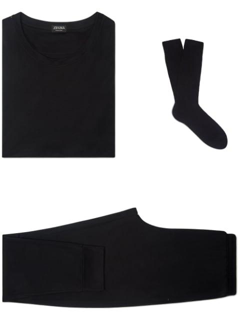 lyocell pajama set by ZEGNA