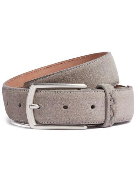 mélange-effect suede belt by ZEGNA