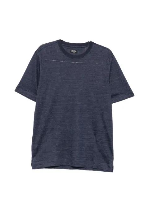 marl-effect short-sleeve T-shirt by ZEGNA