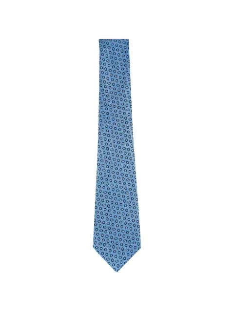 medallion-pattern tie by ZEGNA