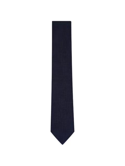 micro-patterned silk tie by ZEGNA