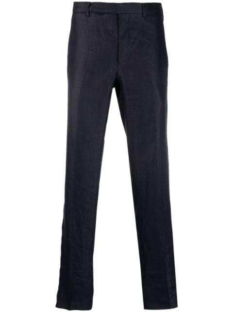 mid-rise straight-leg trousers by ZEGNA