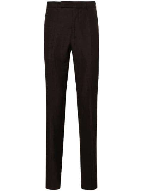 mid-rise straight-leg trousers by ZEGNA