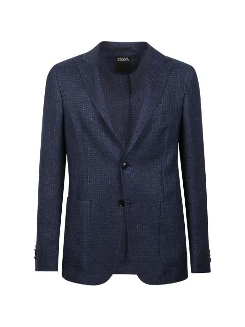 notched-lapels blazer by ZEGNA