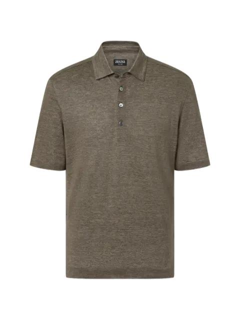 oasi lino polo shirt by ZEGNA