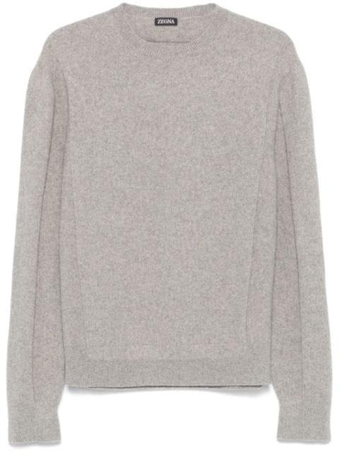 panelled-design sweater by ZEGNA