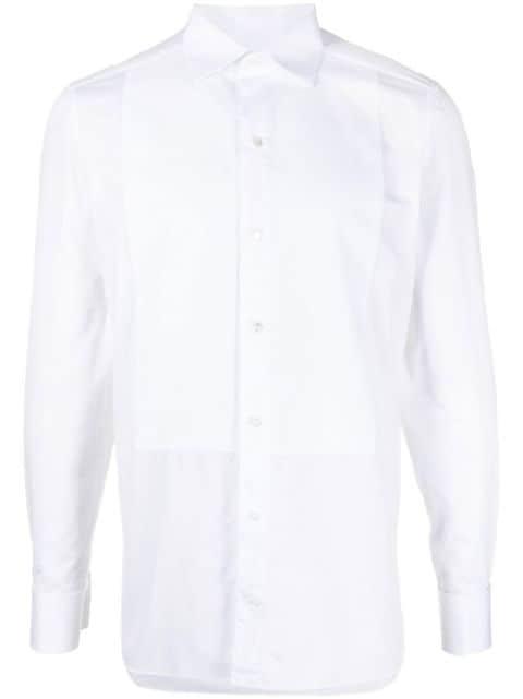 panelled evening shirt by ZEGNA