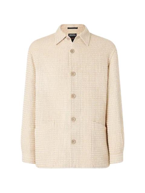pattern longsleeved overshirt by ZEGNA