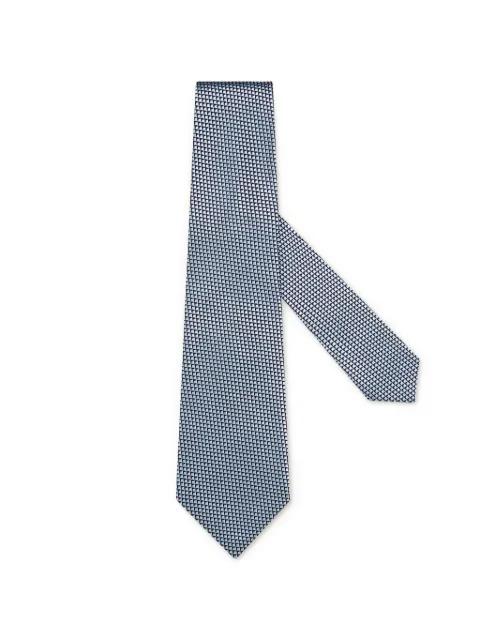 patterned silk tie by ZEGNA