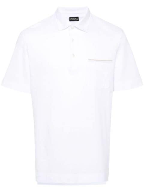 piqué polo shirt by ZEGNA