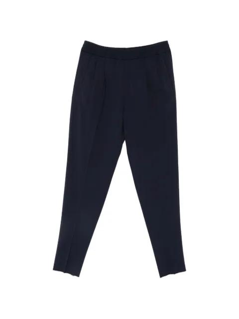 pleated elasticated-waist trousers by ZEGNA