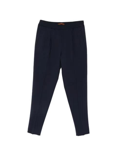 pleated elasticated-waist trousers by ZEGNA