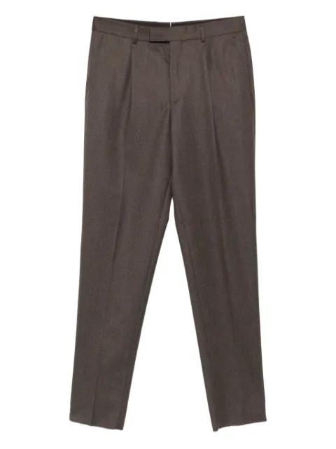 pleated-front trousers by ZEGNA