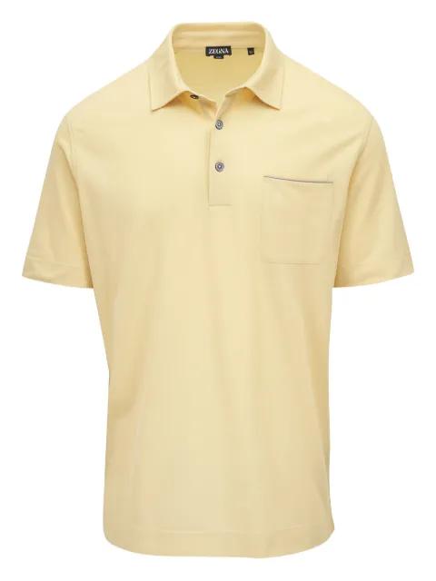 pocket short-sleeve polo shirt by ZEGNA