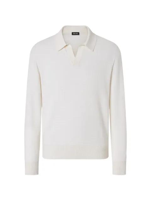 polo-collar T-shirt by ZEGNA