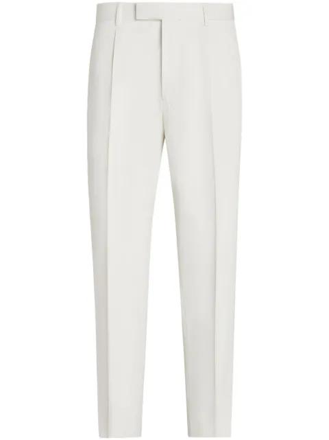 pressed-crease trousers by ZEGNA